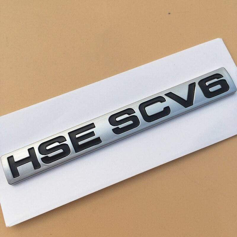 SPORT Emblem for Land Range Rover SV Autobiography Discovery HSE Luxury SCV6 SDV6 SDV8 Si4 Bar Badge Car Styling Trunk Sticker - larahd