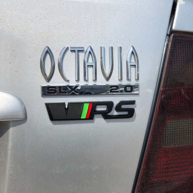 Skoda VRS Metal Decals Sticker Grill Emblem Octavia SUPERB 2 3 FABIA KAMIQ KAROQ KODIAQ - larahd