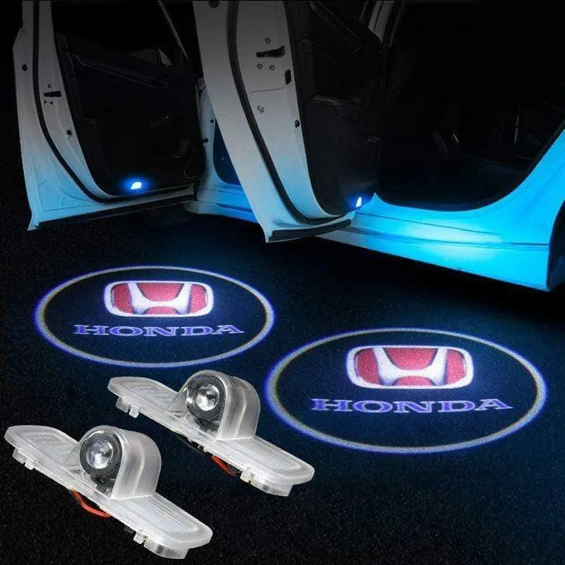 2x 3D Car Door LED Ghost Logo Projector Puddle Lights For Honda Accord 2013-2020 - larahd