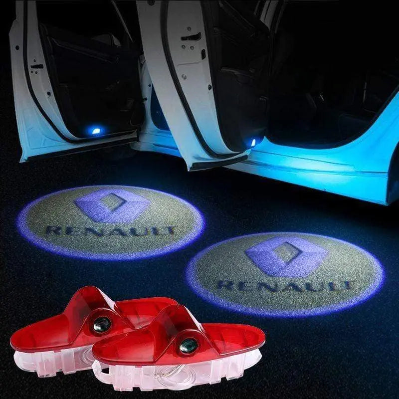 2X LED Car Door Welcome Light HD Logo Courtesy Projector Ghost Laser Renault - larahd
