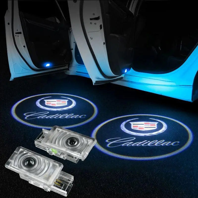 2x Ghost LED Door Step Courtesy Shadow Laser Light For Cadillac CTS SRX ATS XTS - larahd