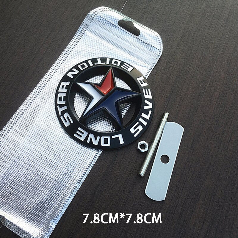 TEXAS EDITION Car Trunk Tailgate Emblem Badge Decal Sticker Metal - larahd