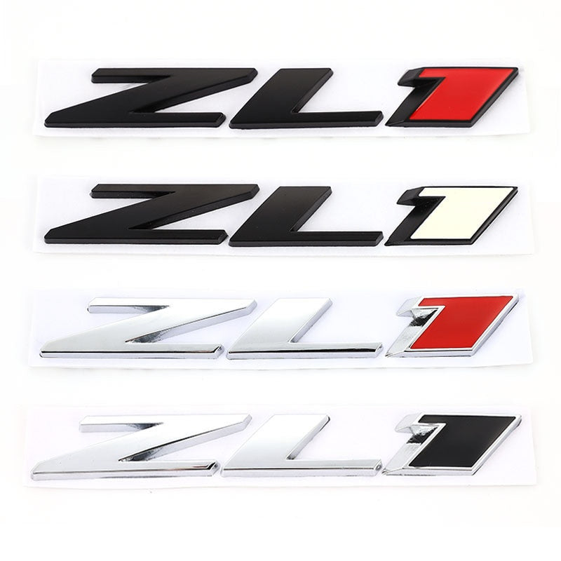ZL1 Metal Sticker Emblem Badge Trunk Decals for Chevrolet Camaro ZL1 - larahd