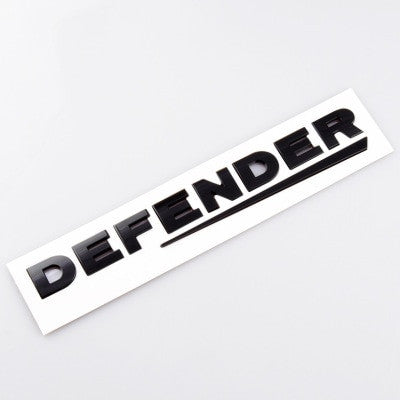 1X ABS Lettering Badge Emblem 90 110 Tailgate Sticker Defender Trunk Decal Land Rover - larahd