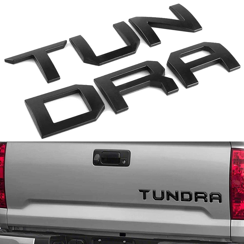 TUNDRA Rear Trunk Emblem Badge Sticker Sticker For Toyota Tundra 2014-2020 Toyota Tailgate - larahd