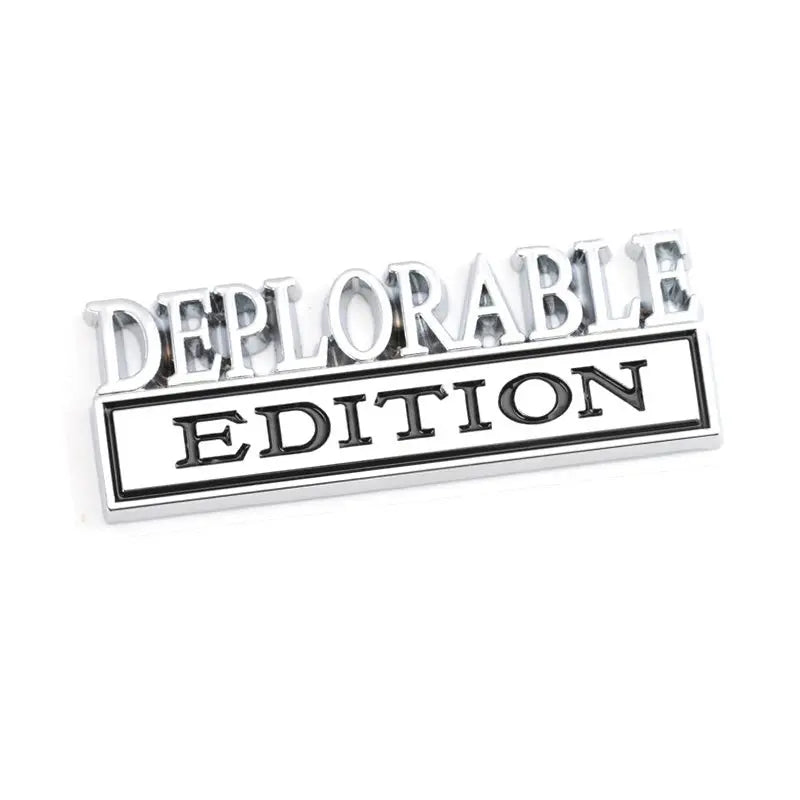 Sticker Deplorable Edition Badge Emblem Hood Grille for Jeep Patriot Freelance Compass - larahd