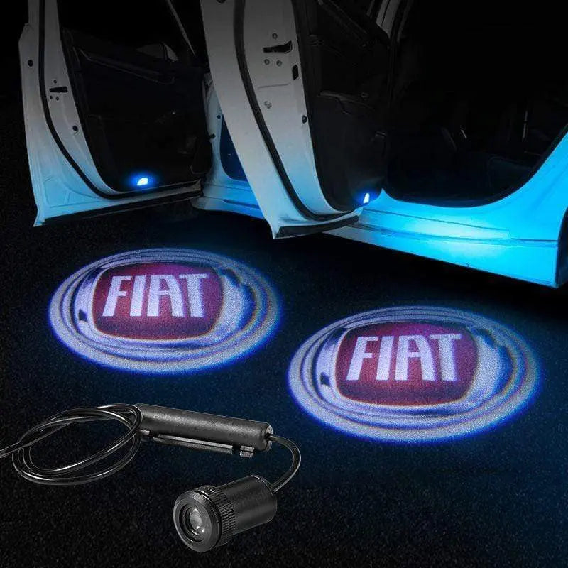 2X LED Car Door Welcome Light HD Logo Courtesy Projector Ghost Laser Fiat - larahd