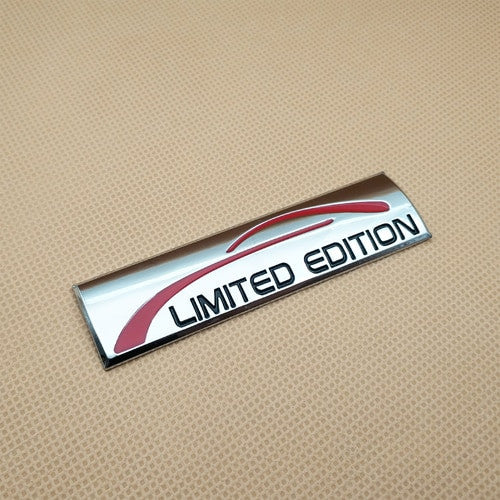 2Pcs 3D Metal Limited Edition Trunk Fender Emblem Badge Decal Sticker Sport - larahd