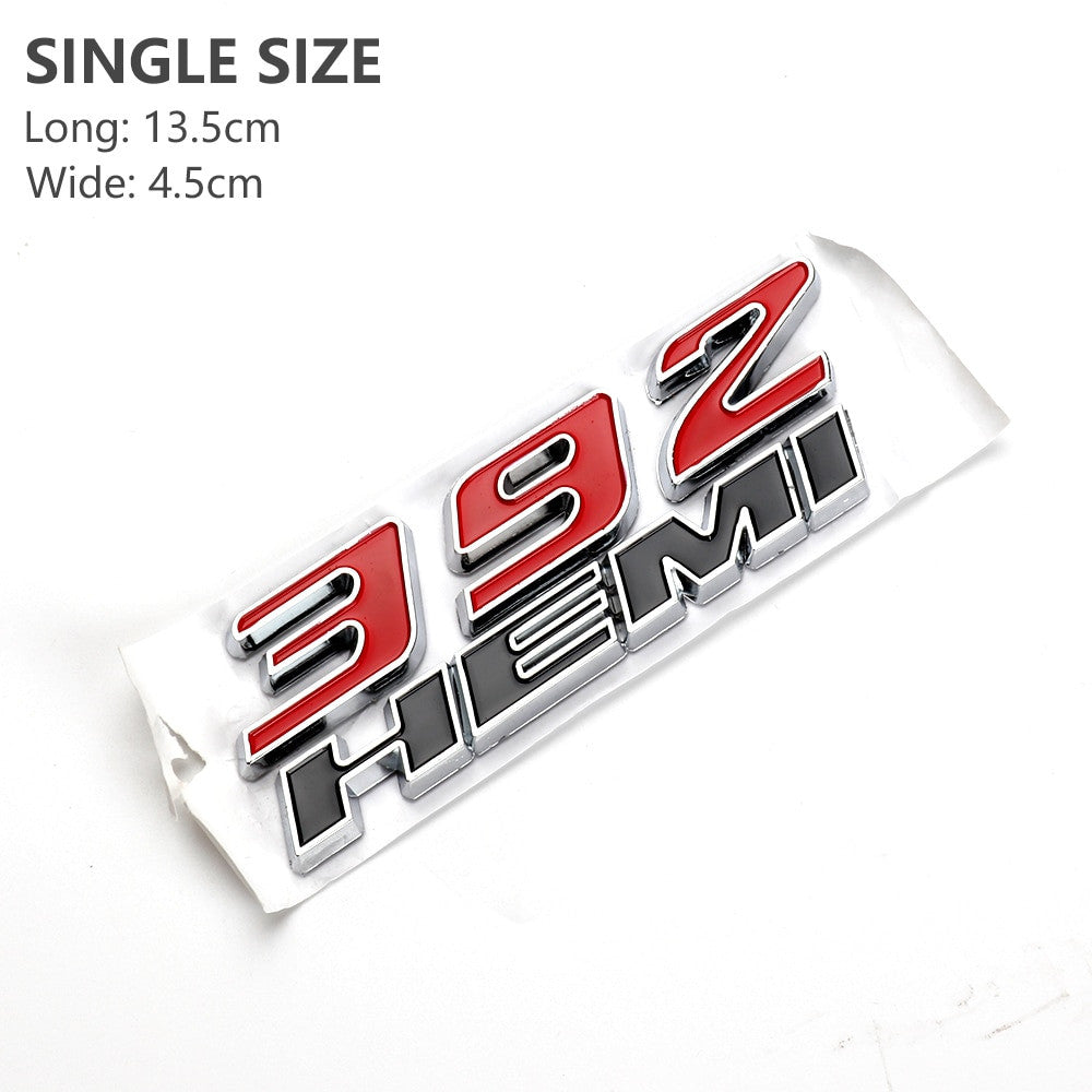 1 pcs ABS HEMI 6.4 392 HEMI Liter Badge Challenger Caliber RAM Badge - larahd