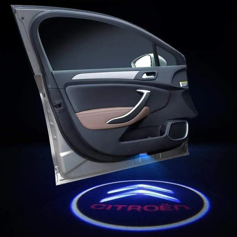 2x LED Car door Led Welcome laser projector Logo Ghost Shadow Light For Citroen - larahd