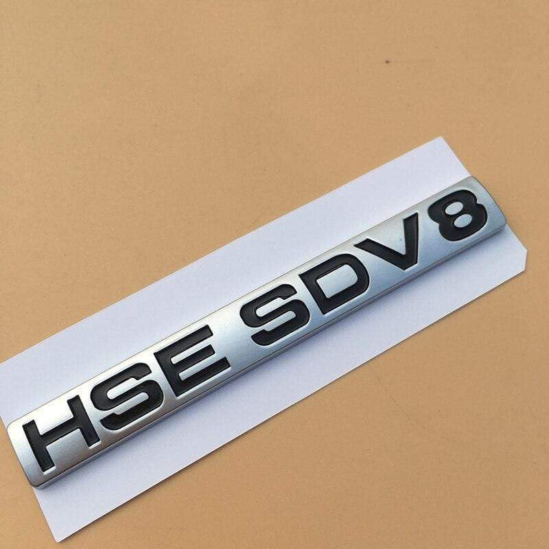 SPORT Emblem for Land Range Rover SV Autobiography Discovery HSE Luxury SCV6 SDV6 SDV8 Si4 Bar Badge Car Styling Trunk Sticker - larahd