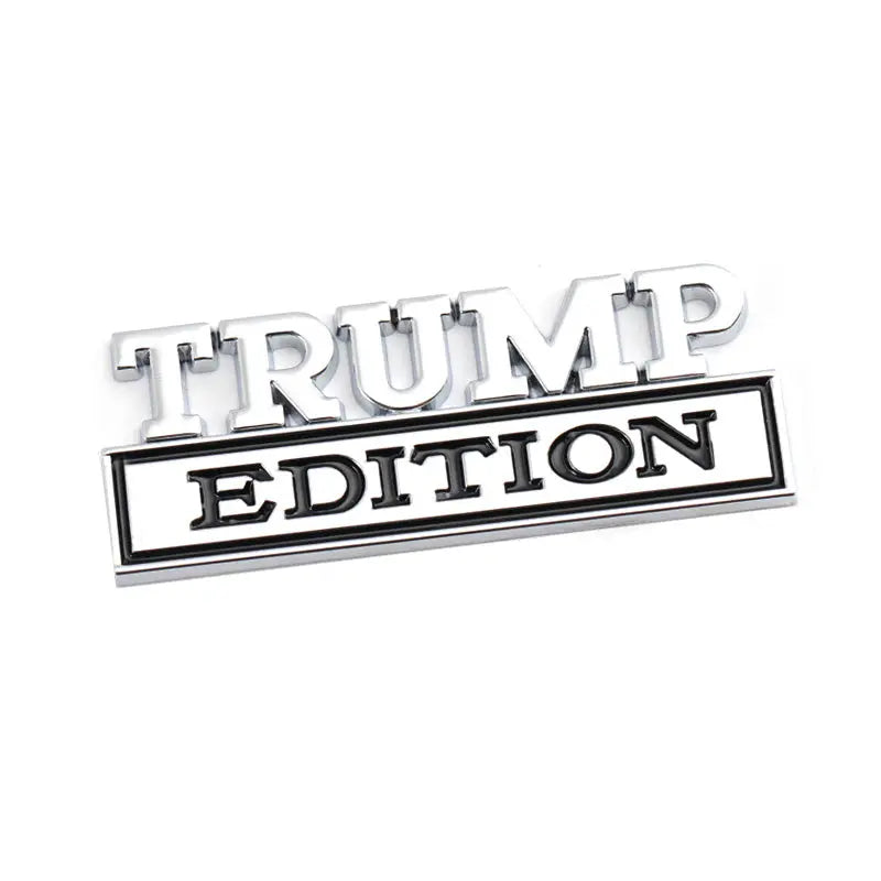 TRUMP Edition Badge Emblem Hood Grille for Subaru Chevrolet Honda Jeep Ford Nissan Lexus - larahd