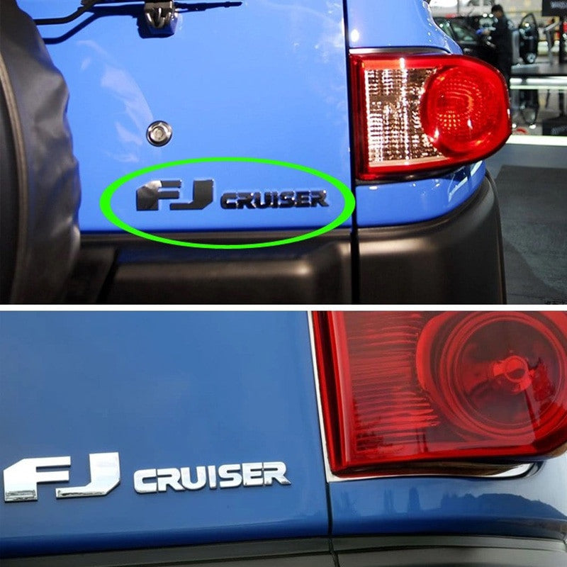 Toyota FJ cruiser Logo Emblem Car SUV High-performance Body Sticker - larahd