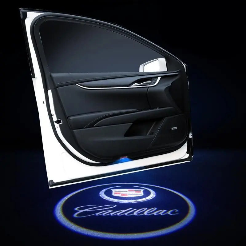 2x Ghost LED Door Step Courtesy Shadow Laser Light For Cadillac CTS SRX ATS XTS - larahd
