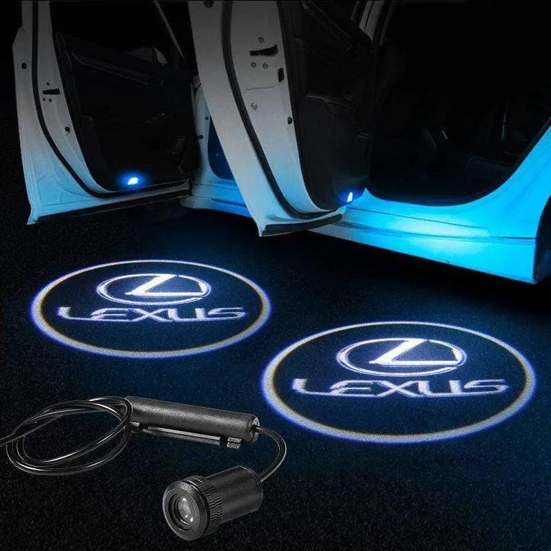 2x Cree LED Door Courtesy Ghost Shadow Projector Laser Light for Lexus ES LS RX - larahd
