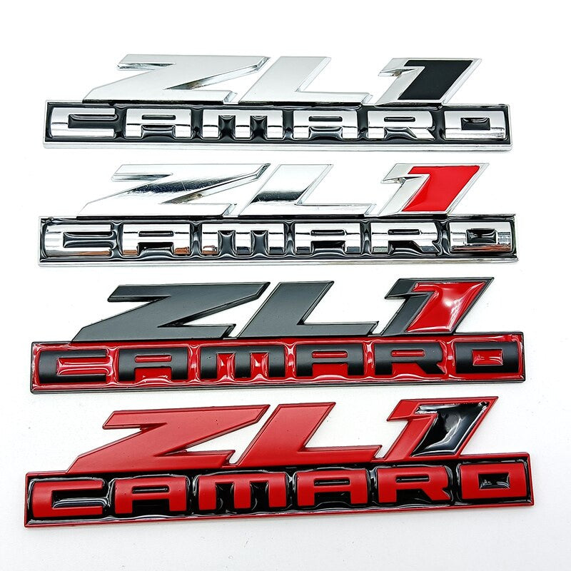 ZL1 Camaro Emblem Badge Decals Front Hood Grille for Chevrolet Camaro ZL1 - larahd