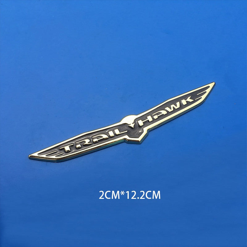 1x Car Fender Tailgate 3D Alloy TRAIL HAWK Emblem Badge Nameplate Sticker - larahd